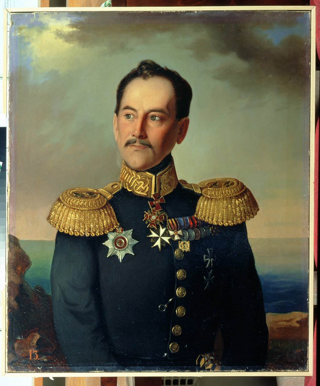 Portrait du vice-amiral Nikolaï Rimski-Korsakov (1793-1848) - G. Botmann