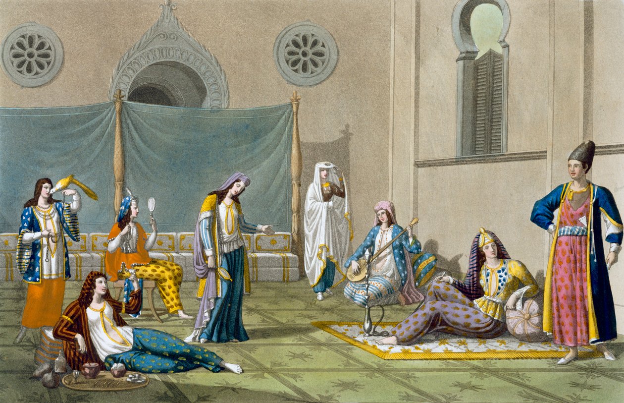 Un harem persan, de 