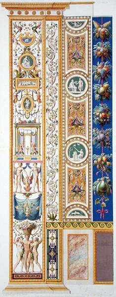 Panneau de la Loggia de Raphaël au Vatican, de 
