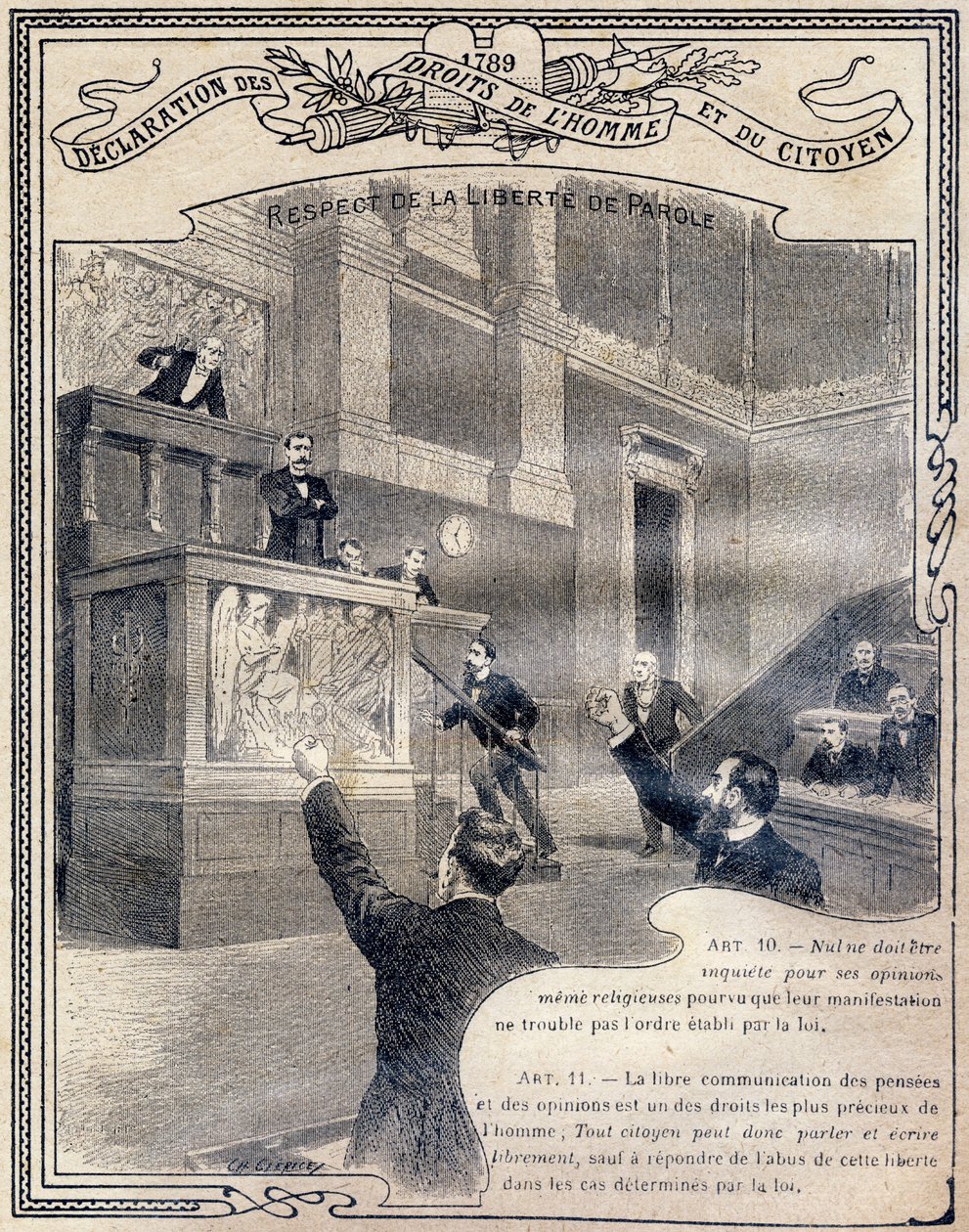 1789 : Déclaration des droits de l