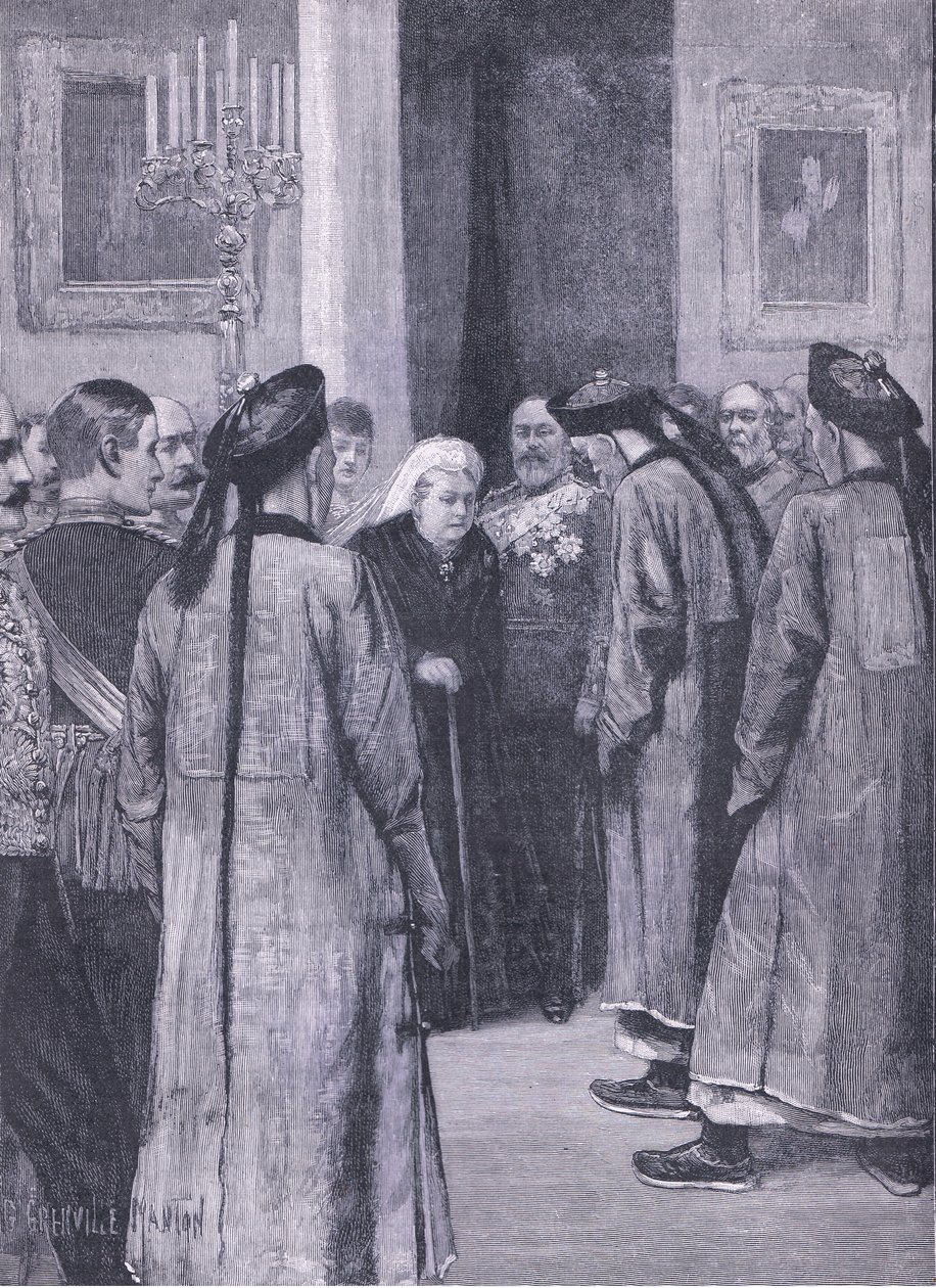 Visite de Li Hung-Chang à la Reine à Osborne, illustration de l