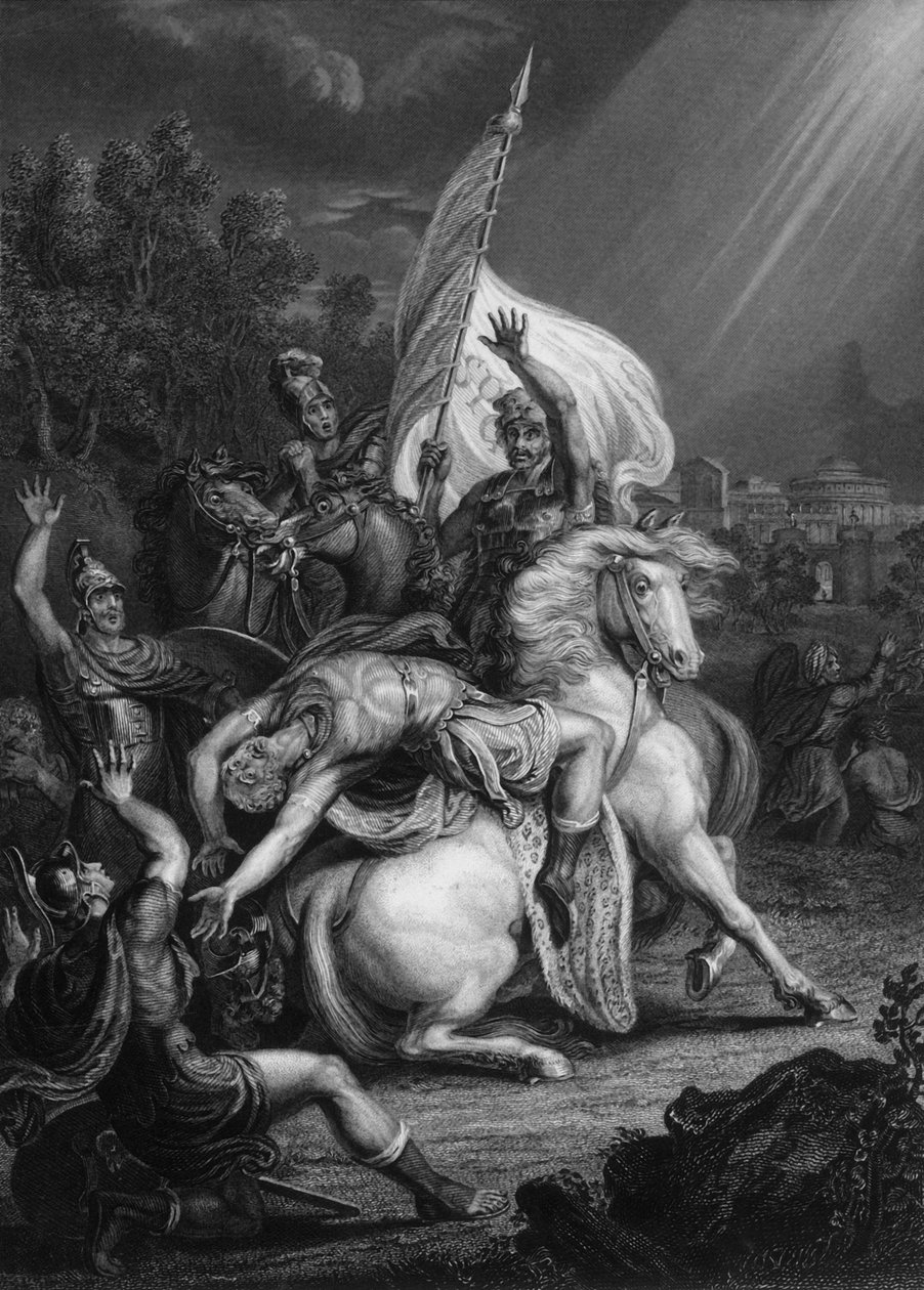 Saul, Saul, pourquoi me persécutes-tu, vers 1830s - G. H. Adcock