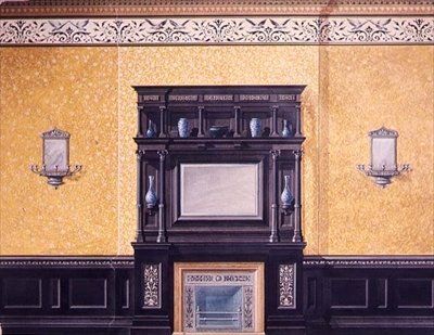 Design pour le salon avant, No.1 Grosvenor Crescent, Londres, vers 1850 - G. Hutchinson