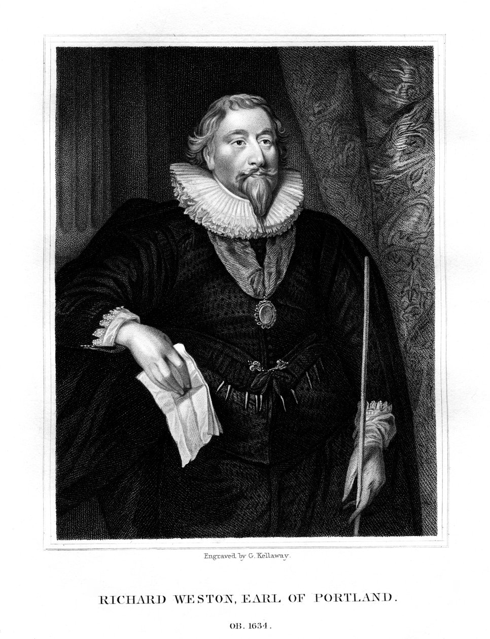Richard Weston, 1er comte de Portland, 1825 - G. Kellaway
