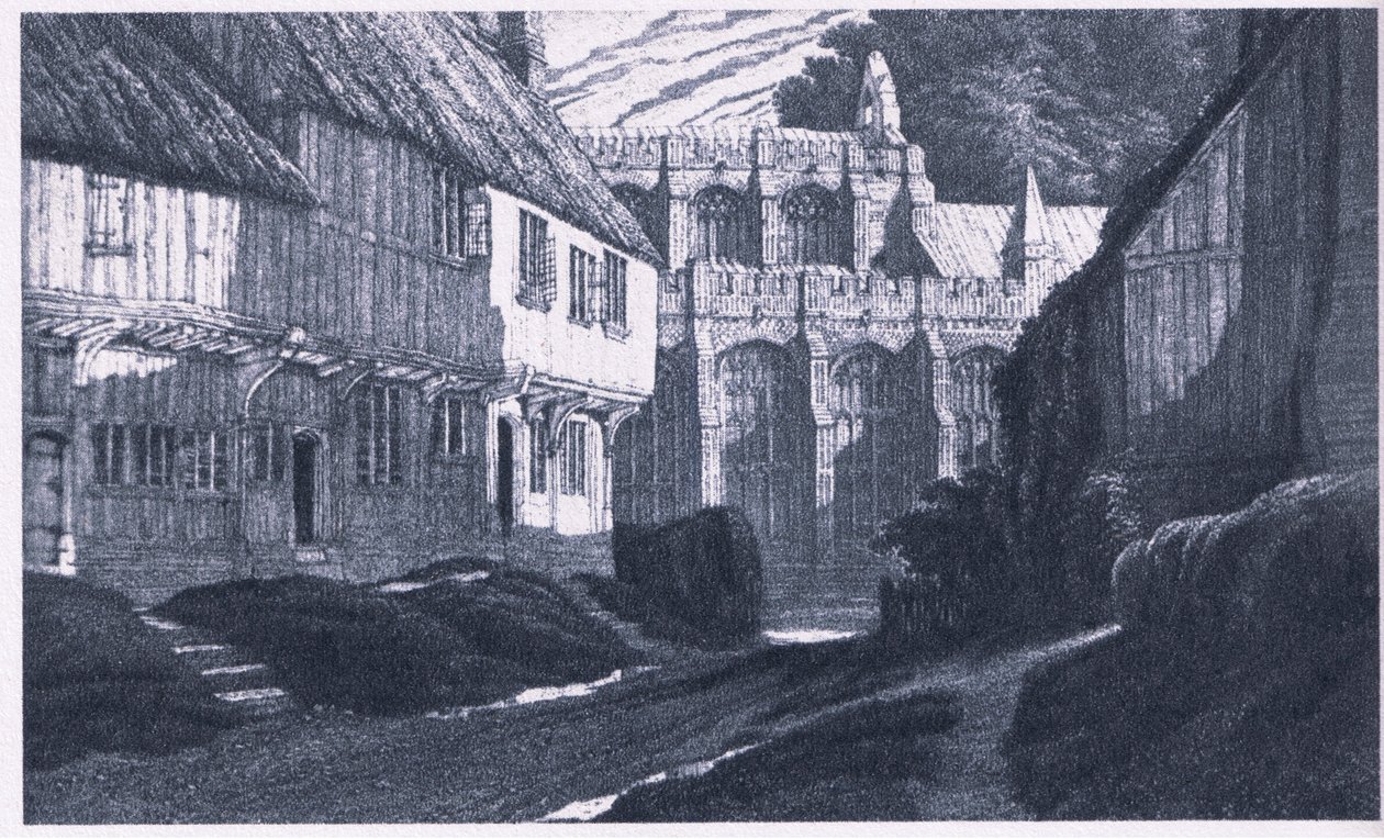 Un souvenir de Clavering Essex (lithographie en couleur) - G. L. Grigg