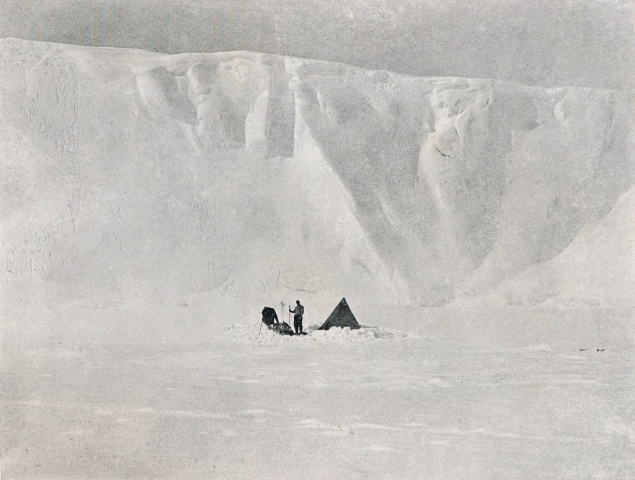 Glacier Dugdale, vers 1911, 1913 - G. Murray Levick