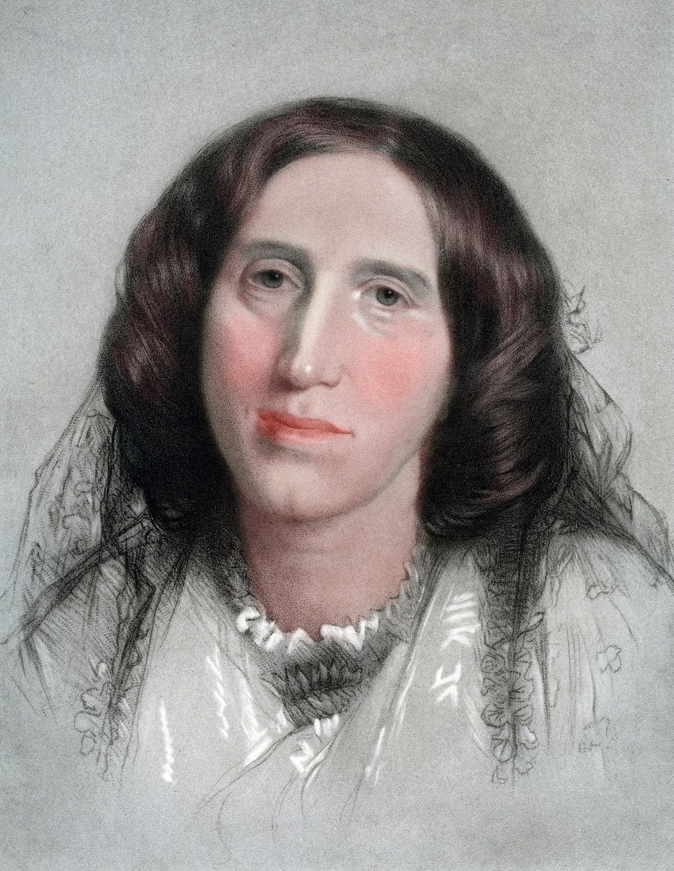 George Eliot, romancière anglaise, 19ème siècle - G Sidney Hunt