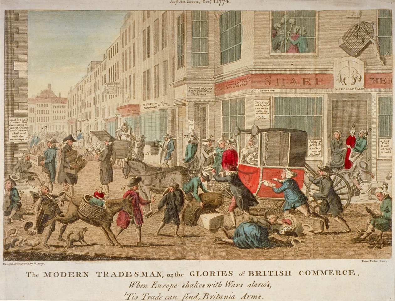 Le commerçant moderne, ou les gloires du commerce britannique, 1774 - G Terry