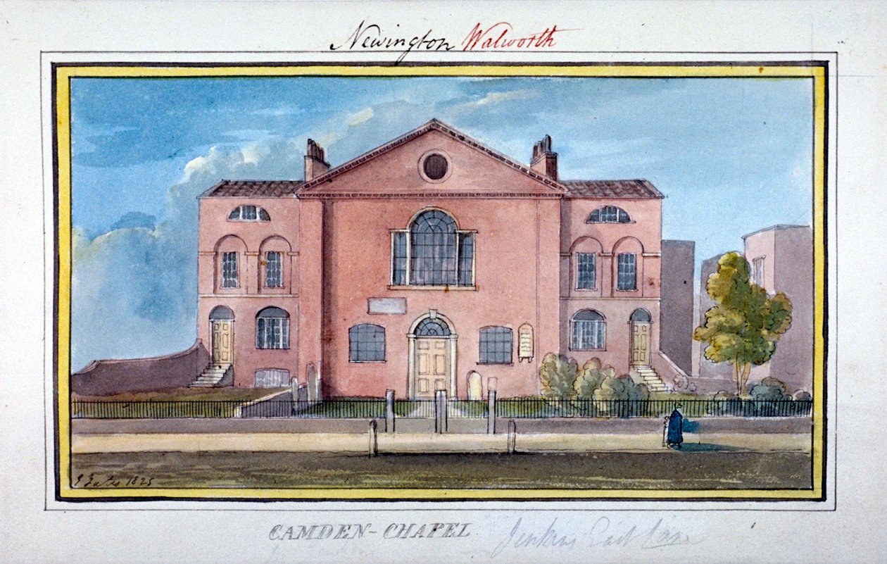 Chapelle de Camden, East Lane, Southwark, Londres, 1825 - G Yates