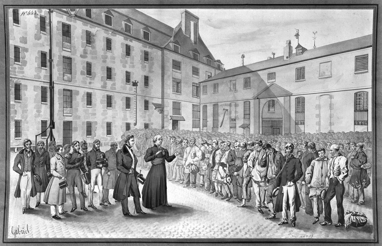 Cérémonie avant le départ des condamnés - Gabriel Cloquemin