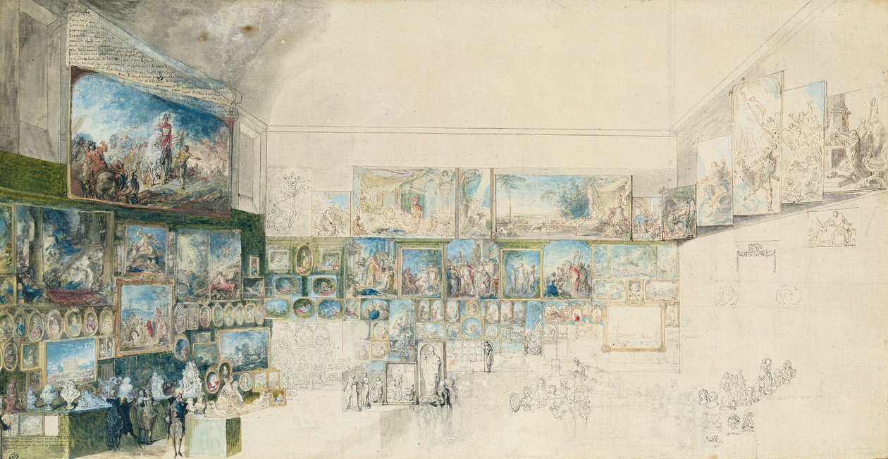 Le Salon de 1765 - Gabriel de Saint Aubin