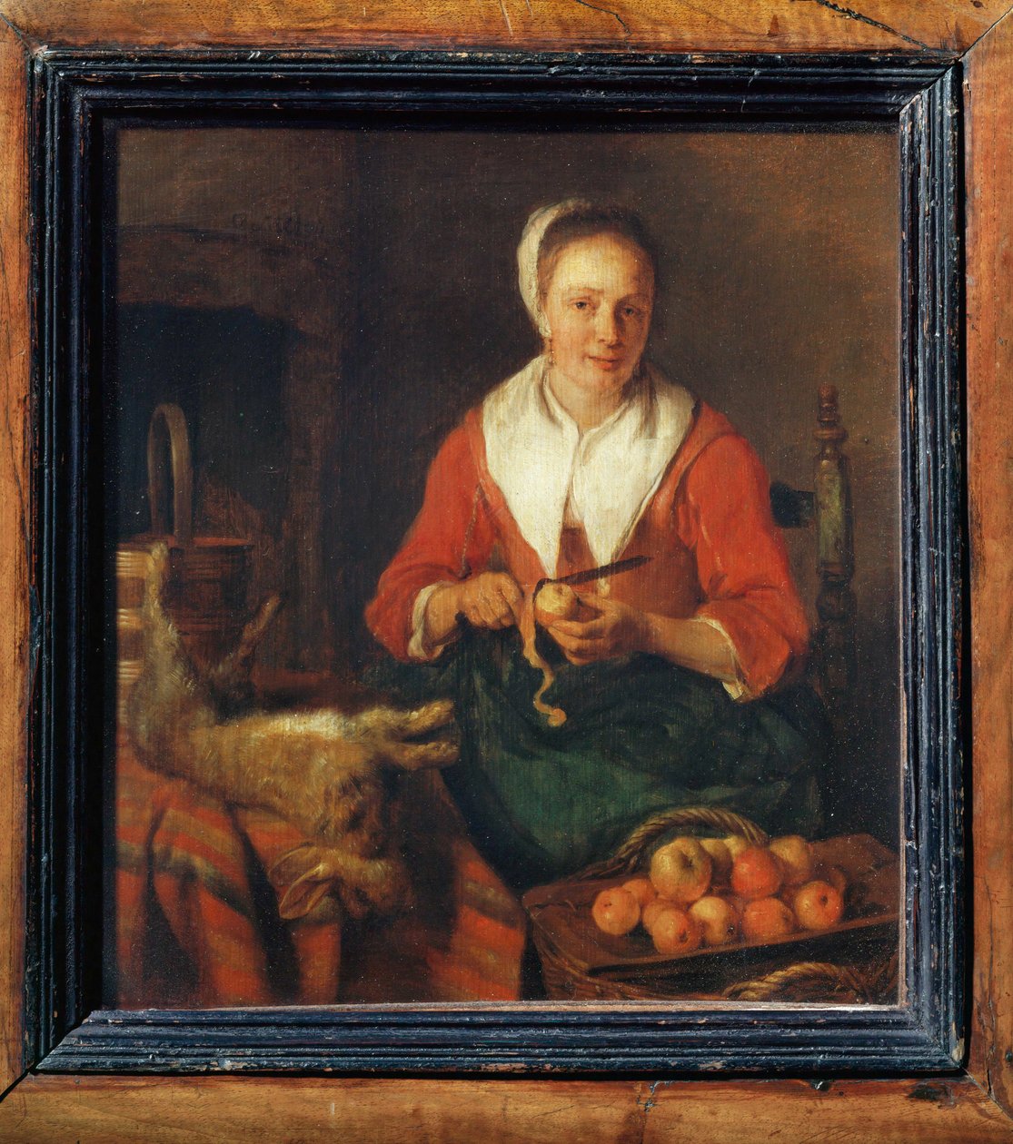 La peleuse de pommes - The apple-pealer … - Gabriel (attr. to) Metsu