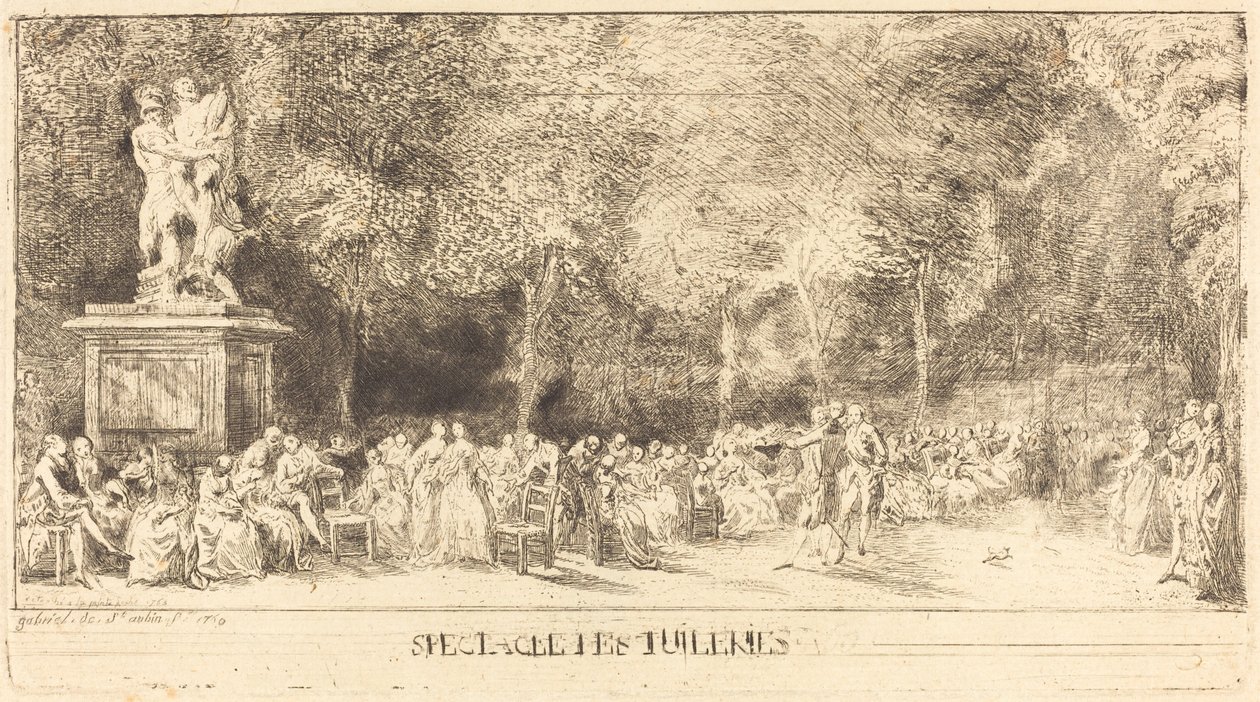 Les chaises - Gabriel Jacques de Saint Aubin