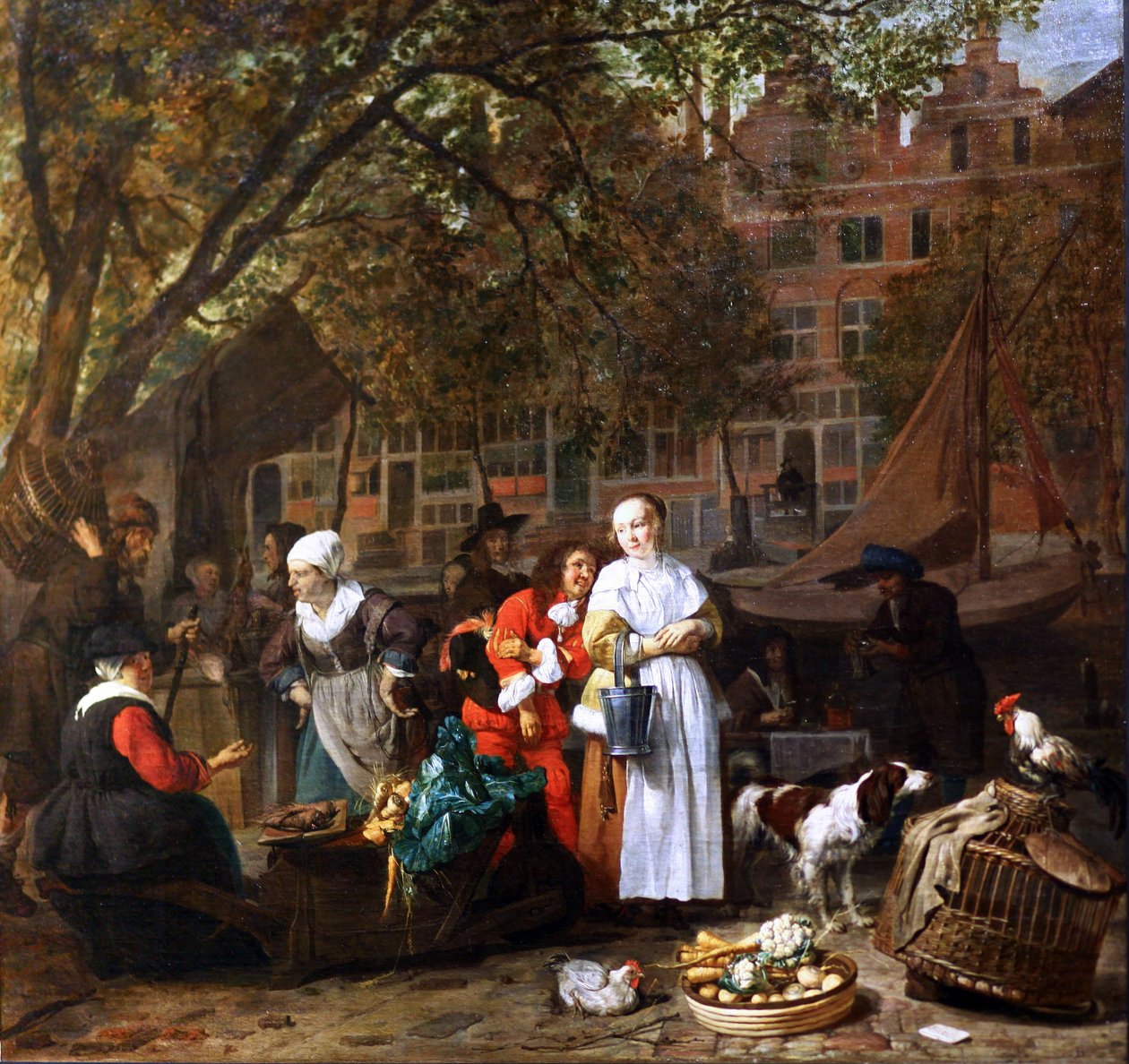 French: Le marché aux herbes d
