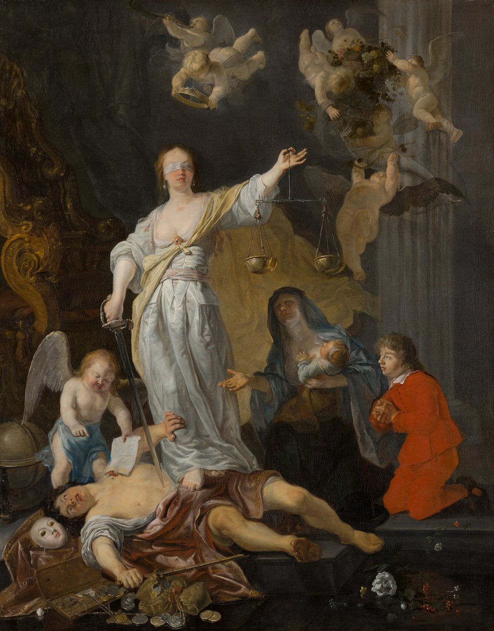 Le triomphe de la justice - Gabriel Metsu