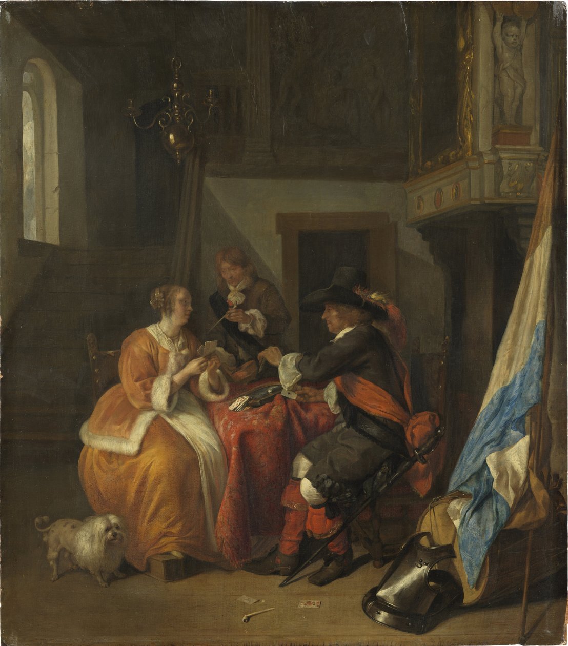 Un jeu de cartes - Gabriel Metsu