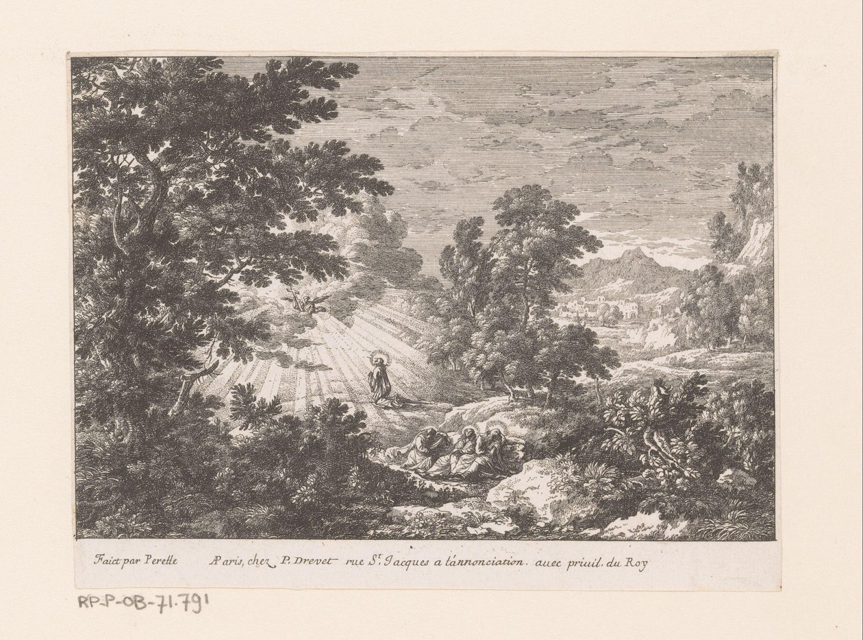 Christ dans le jardin de Gethsémani - Gabriel Perelle