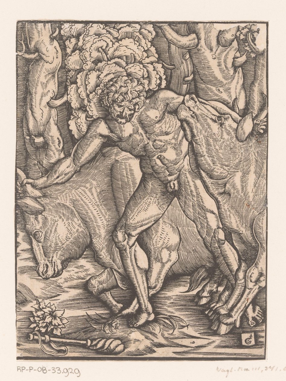 Hercule et les bœufs de Géryon (Travaux d