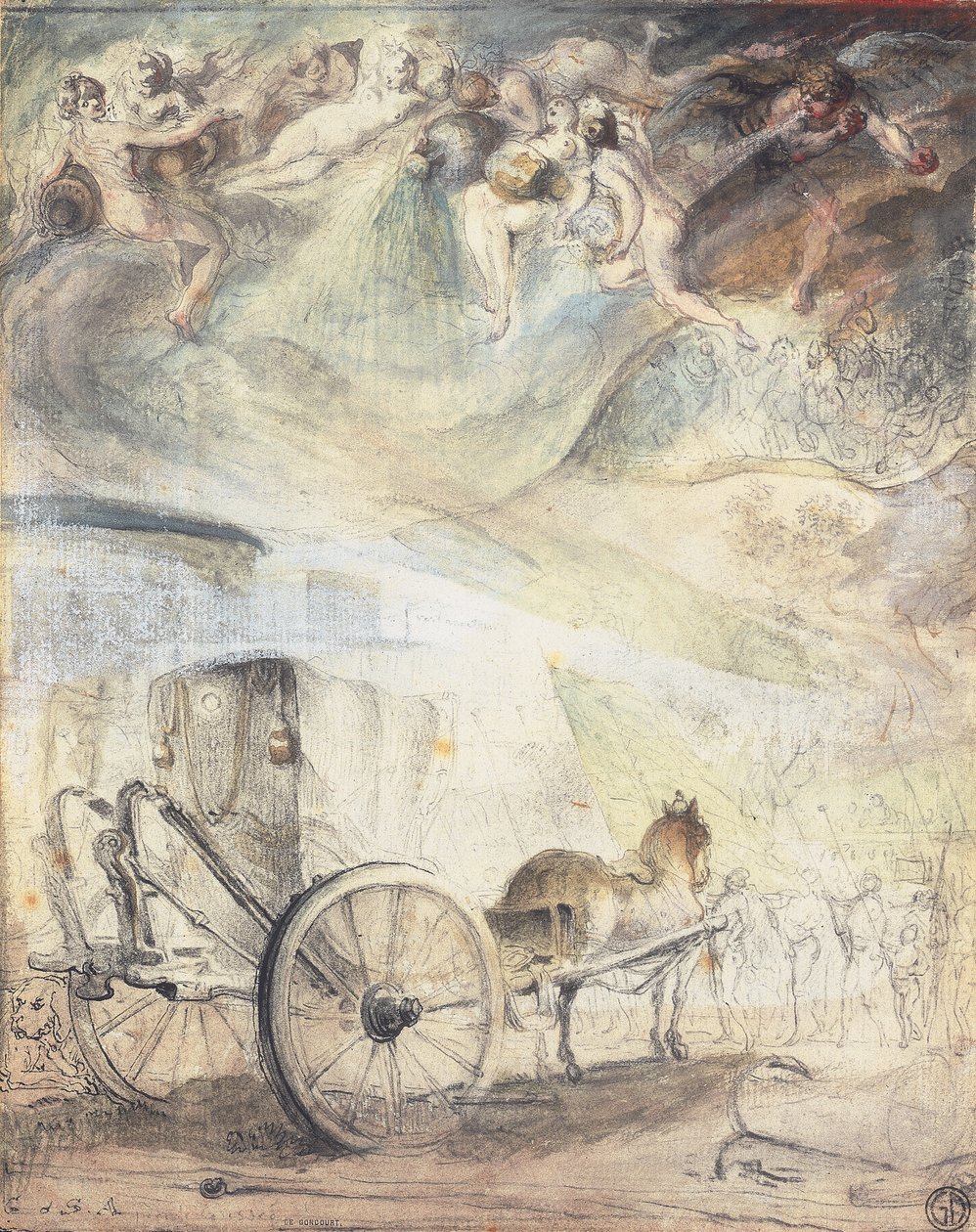 La Régate - Gabriel de Saint-Aubin
