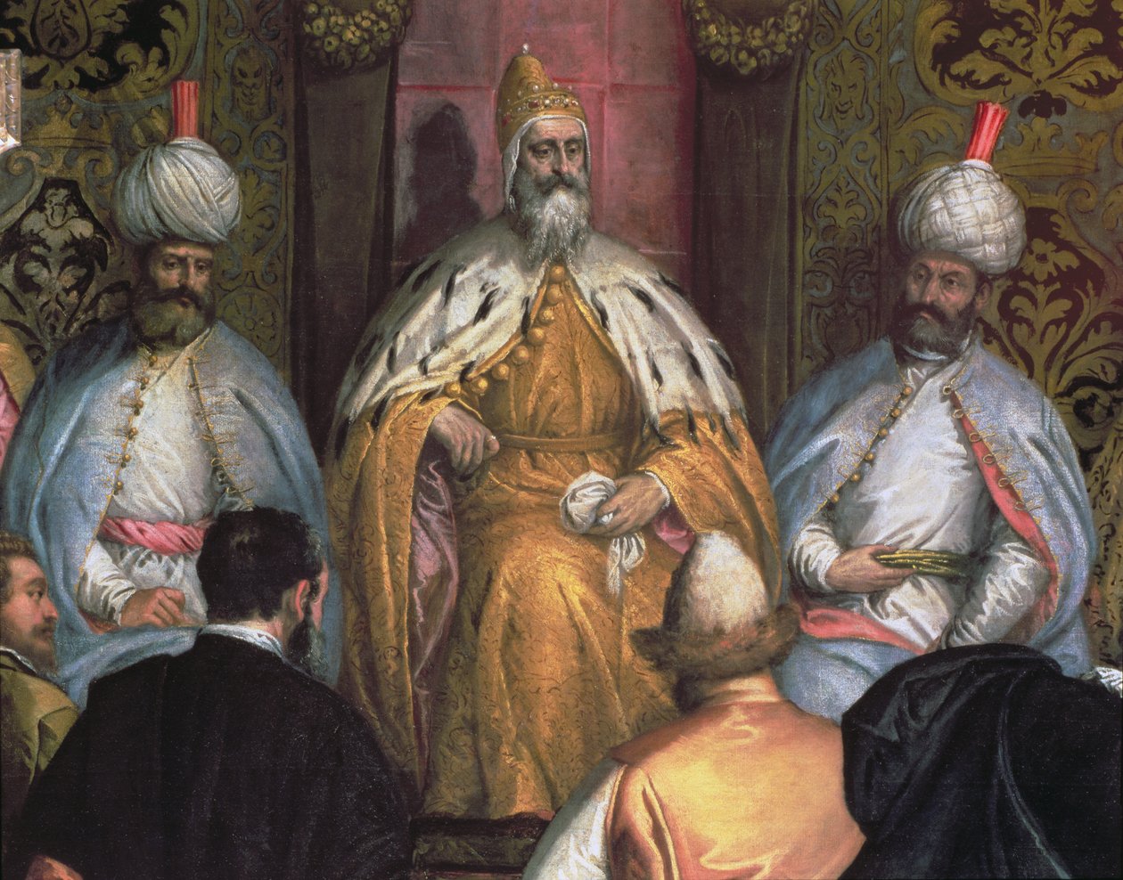 Le Doge Marino Grimani recevant l