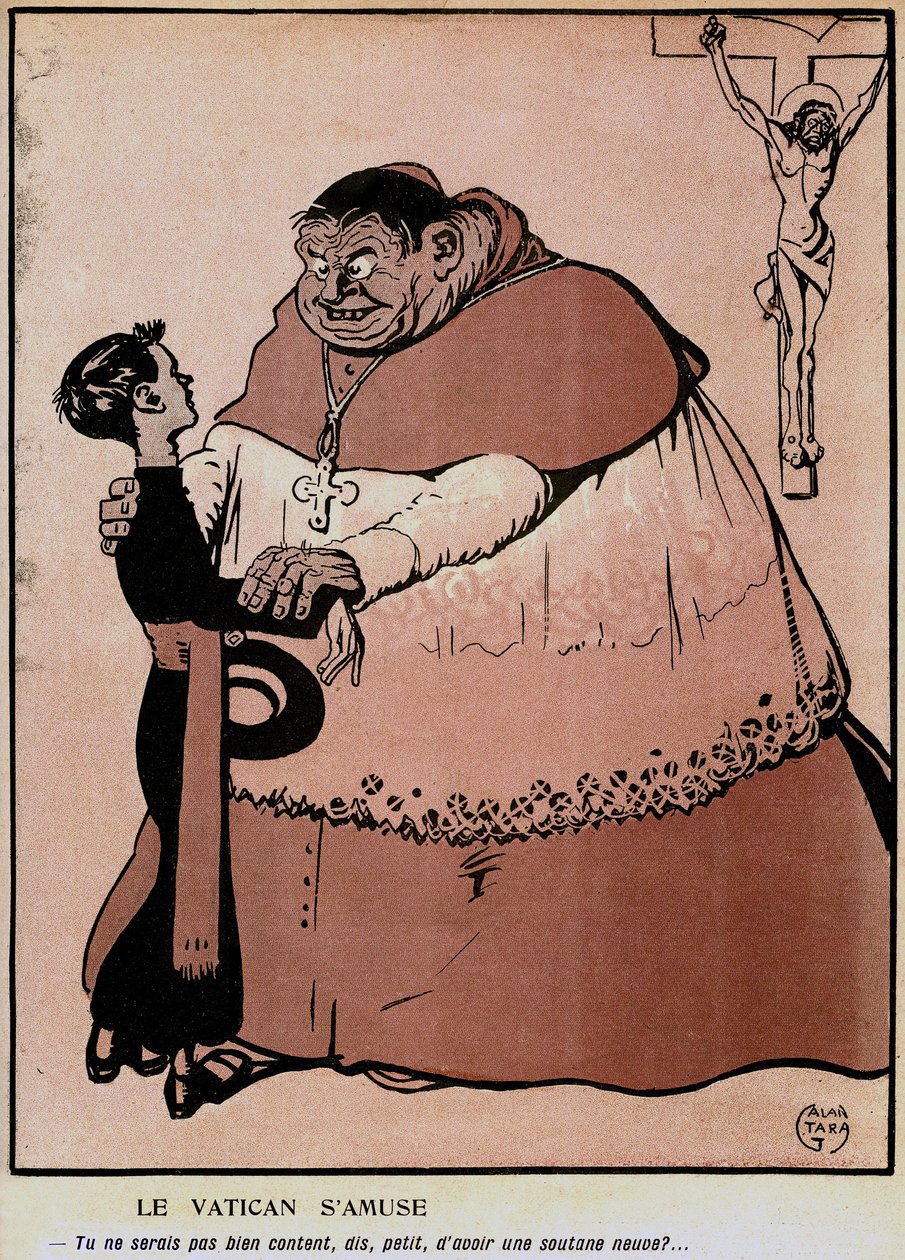 Caricature dans le journal d