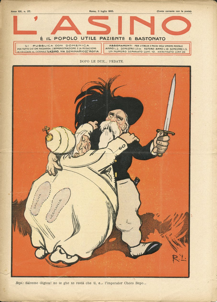 Illustration de Galantara (1865-1937) pour la couverture de L
