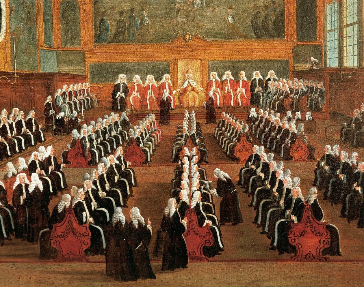 Conseil des Pregadi au Palais Ducal (détail) - Gabriele Bella