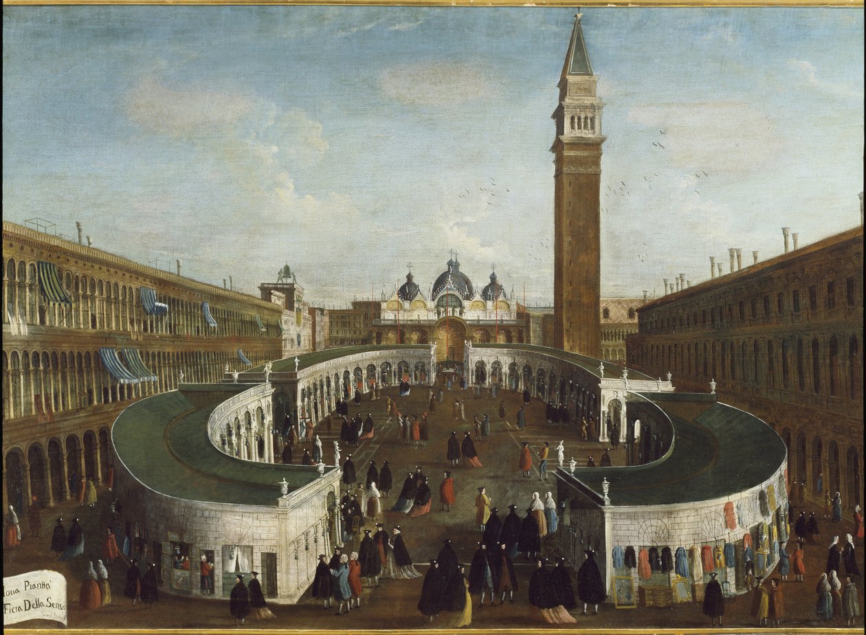 Vue de la Fête de la Sensa sur la place Saint-Marc - Gabriele Bella