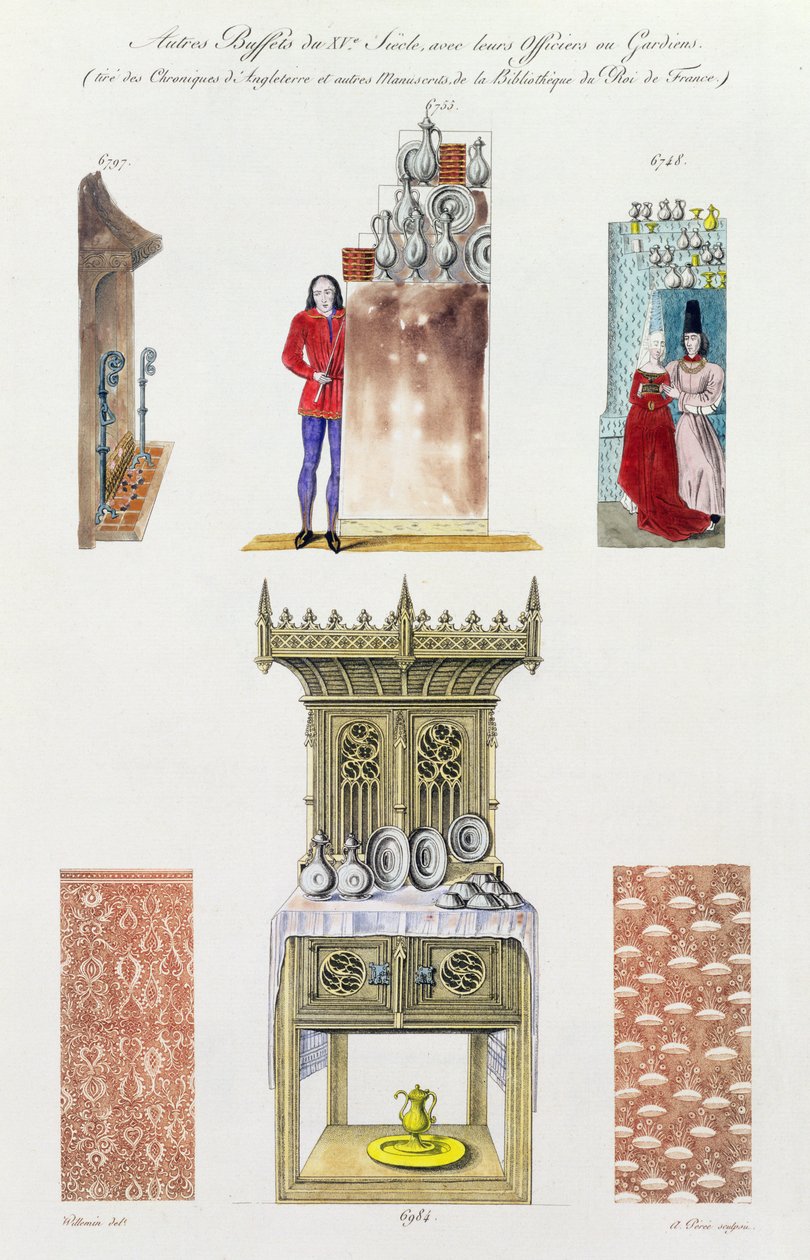 Mobilier du XVe siècle, de 