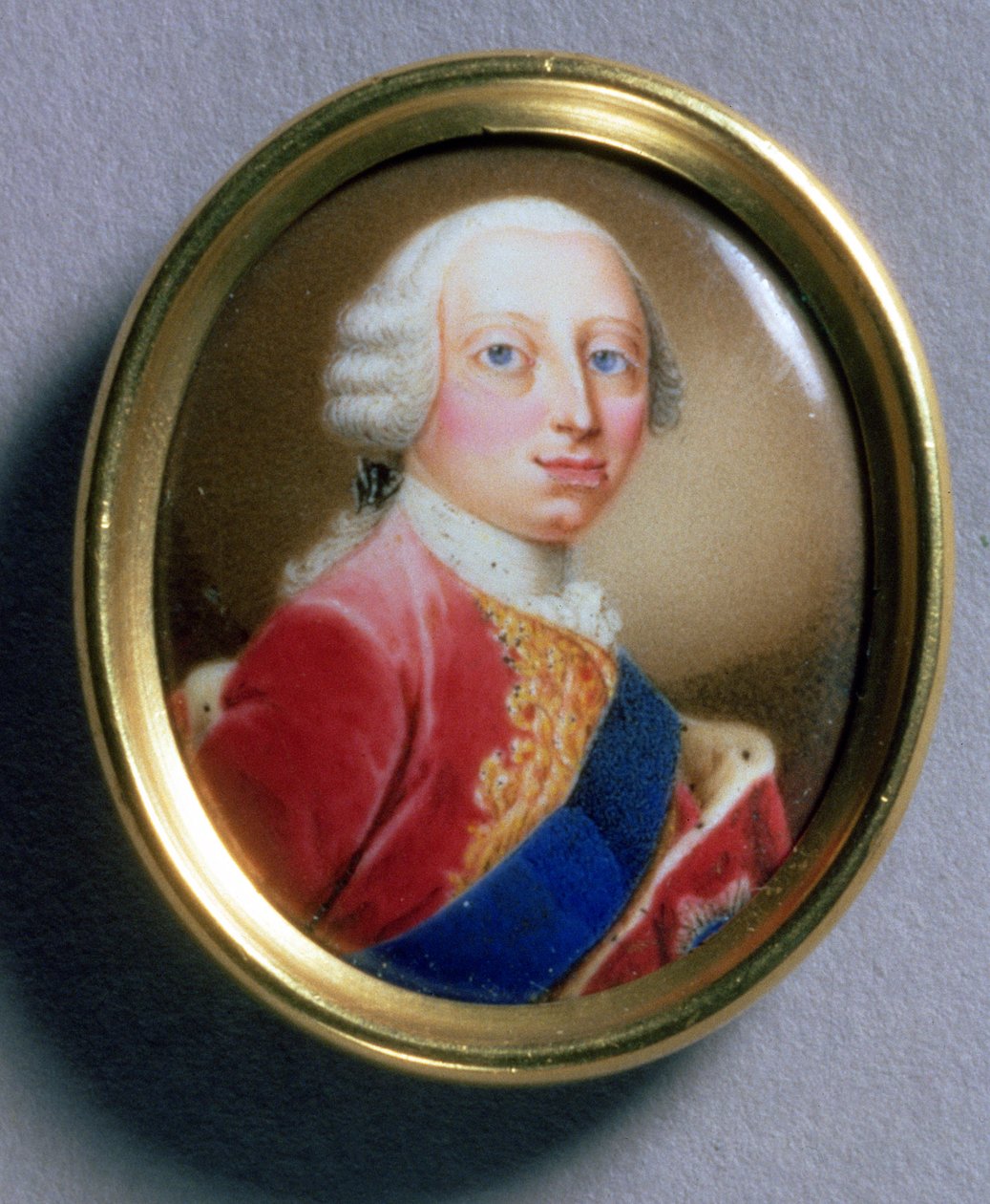 Portrait miniature de Frederick Louis, Prince de Galles, 1755 - Gaetano Manini