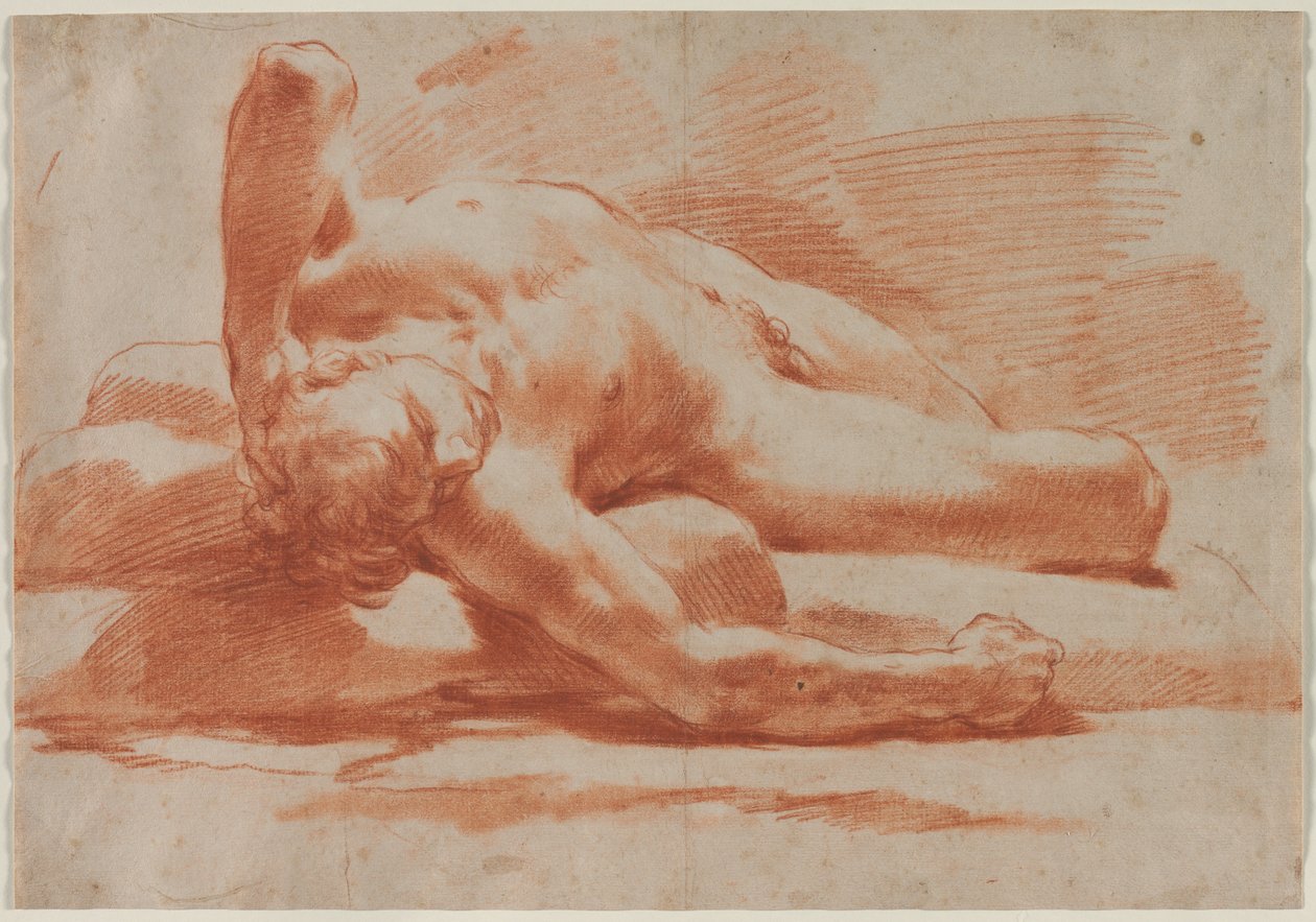 Nu masculin allongé - Gaetano Gandolfi