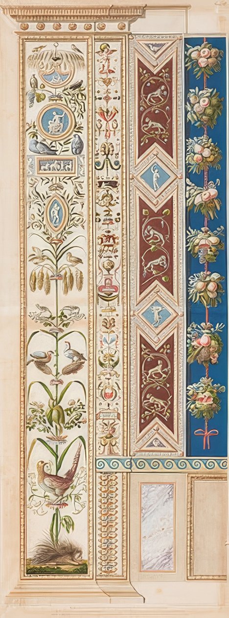 Pilastre Loggia XI (Ornement avec porc-épic) - Gaetano Savorelli