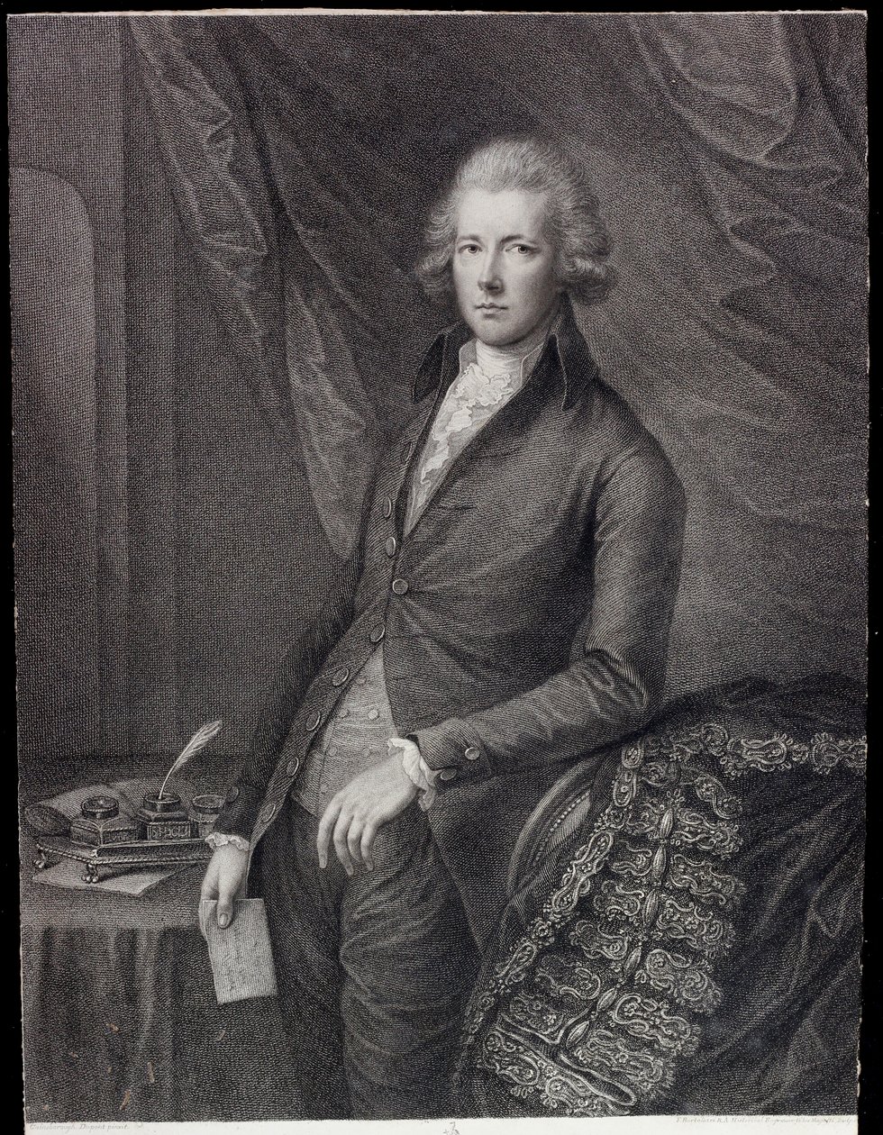 Le Très Honorable William Pitt le Jeune - Gainsborough (after) Dupont