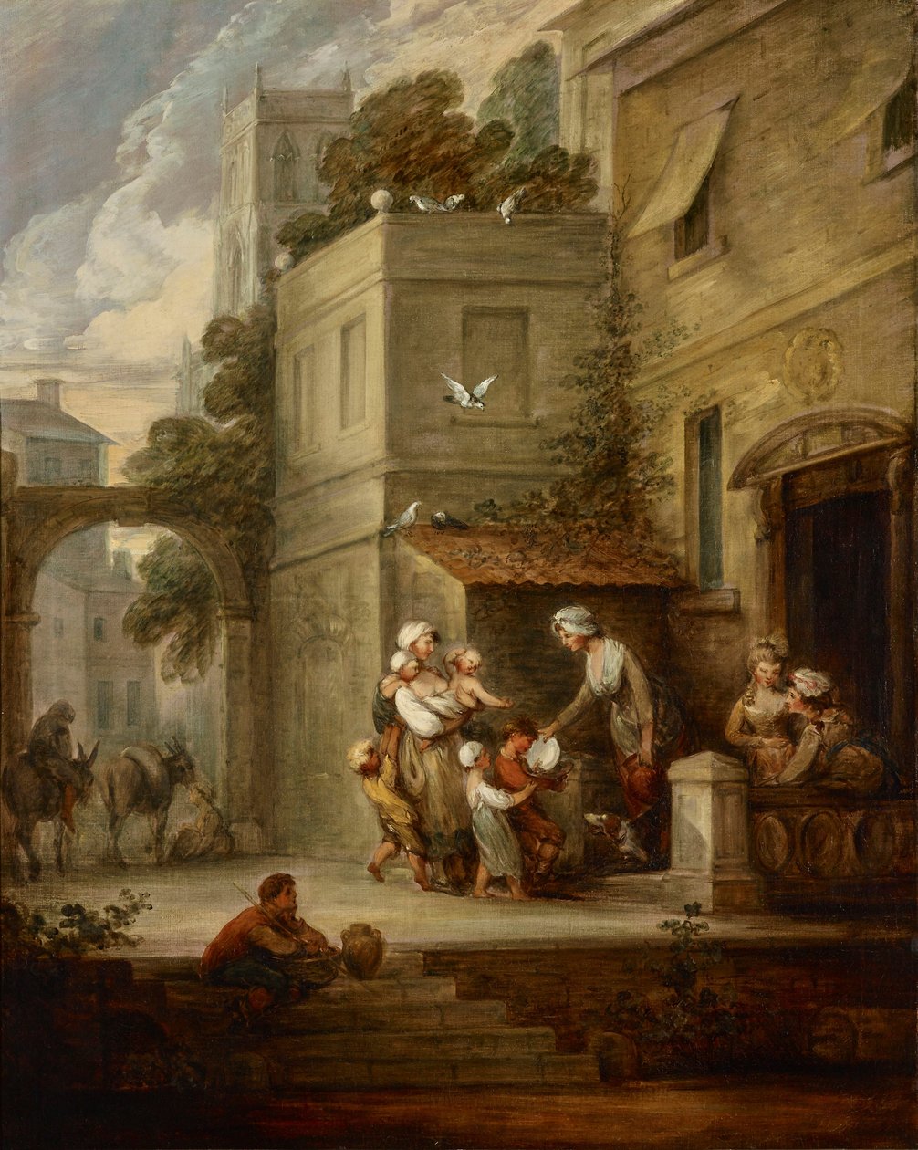 La charité soulage la détresse - Gainsborough Dupont