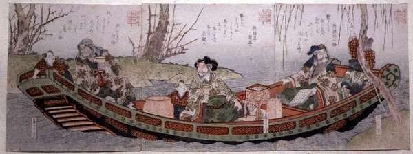 Triptyque du groupe de Sendai : Trois héros du royaume de Shu, c.1818-30 - Gakutei Harunobu