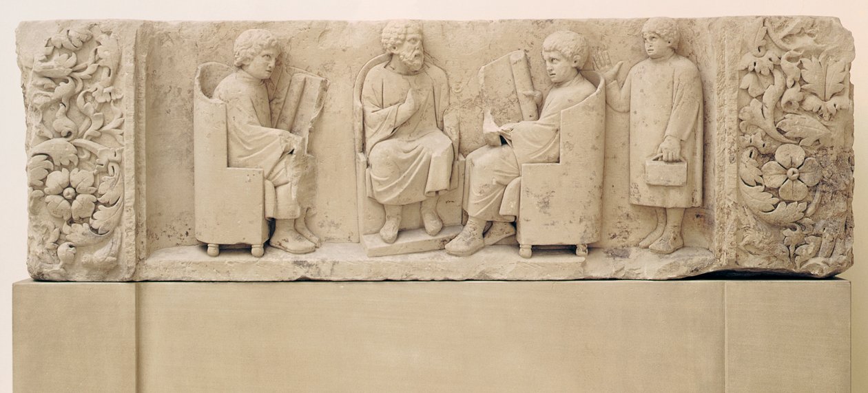 Relief représentant une scène d
