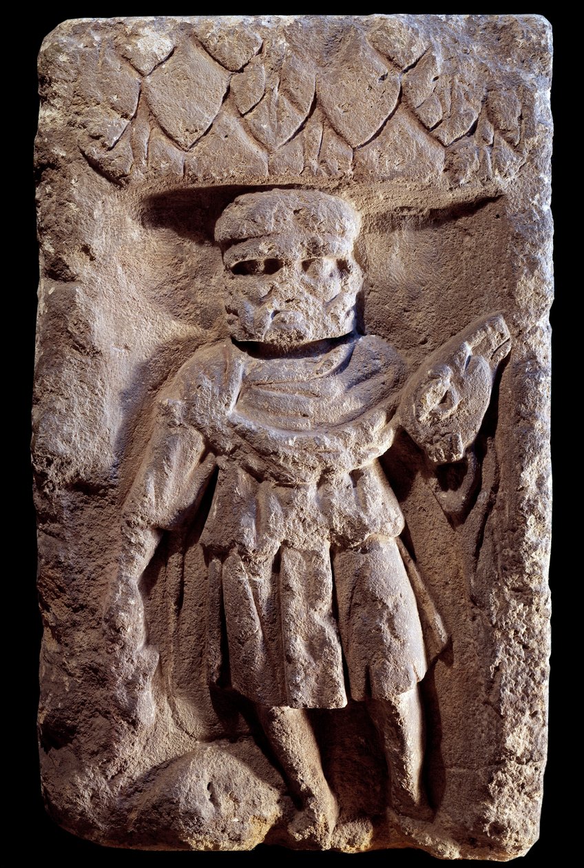 Art gallo-romain : divinité tricephale ou Mercure à trois têtes - Gallo Roman