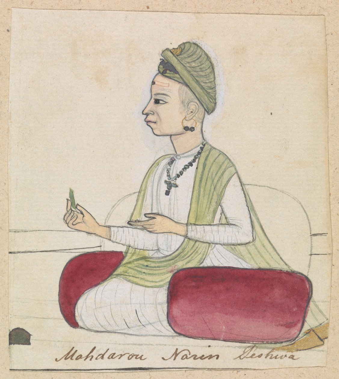Mahdorou Narin Peshwa - Gangaram Chintaman Tambat