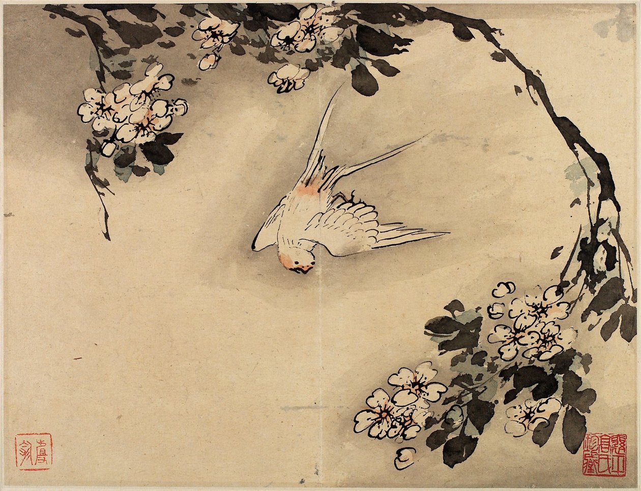 Peinture au doigt de fleurs et d