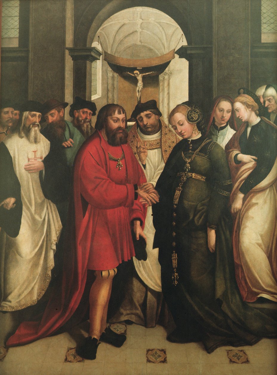 Mariage de Saint Aleixo de Manuel et Maria, 1541 - Garcia Fernandes