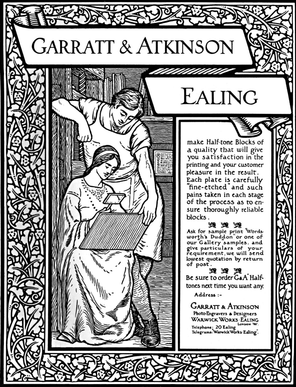 Publicité Garratt & Atkinson, 1907 - Garratt and Atkinson