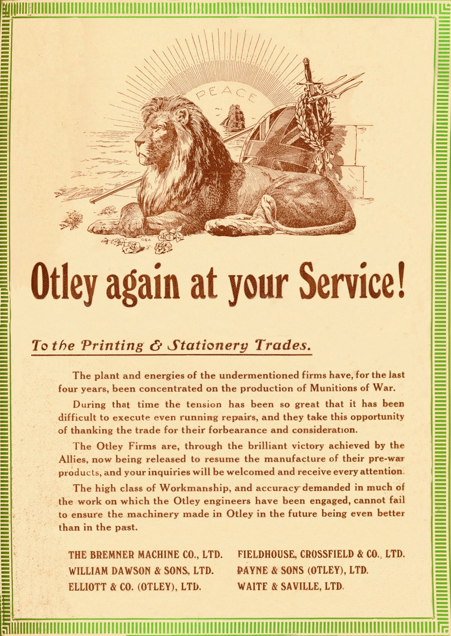 Otley de nouveau à votre service - Pour les métiers de l