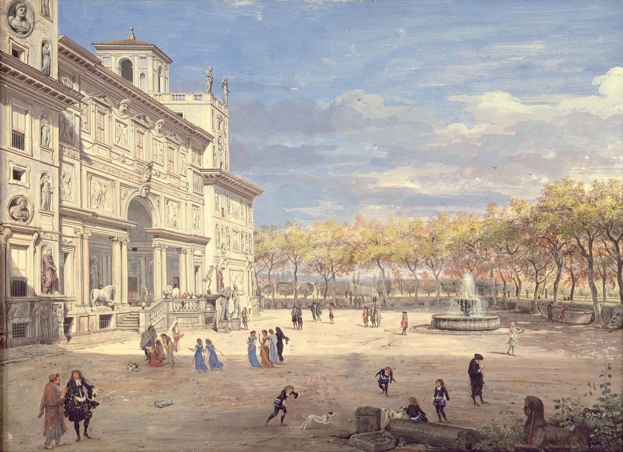 La Villa Médicis, Rome, 1685 - Gaspar van Wittel