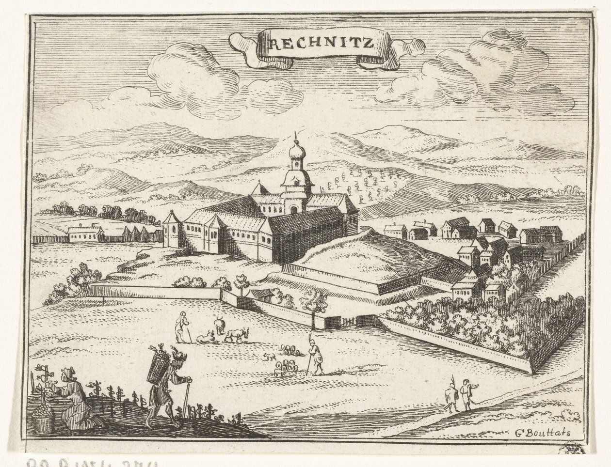 Vue sur Rechnitz (Images topographiques d