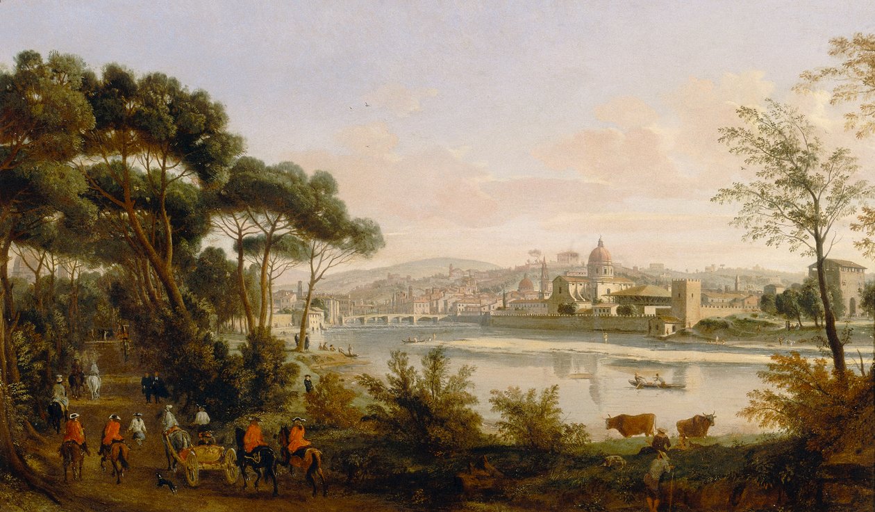 Vue de Florence - Gaspar van Wittel