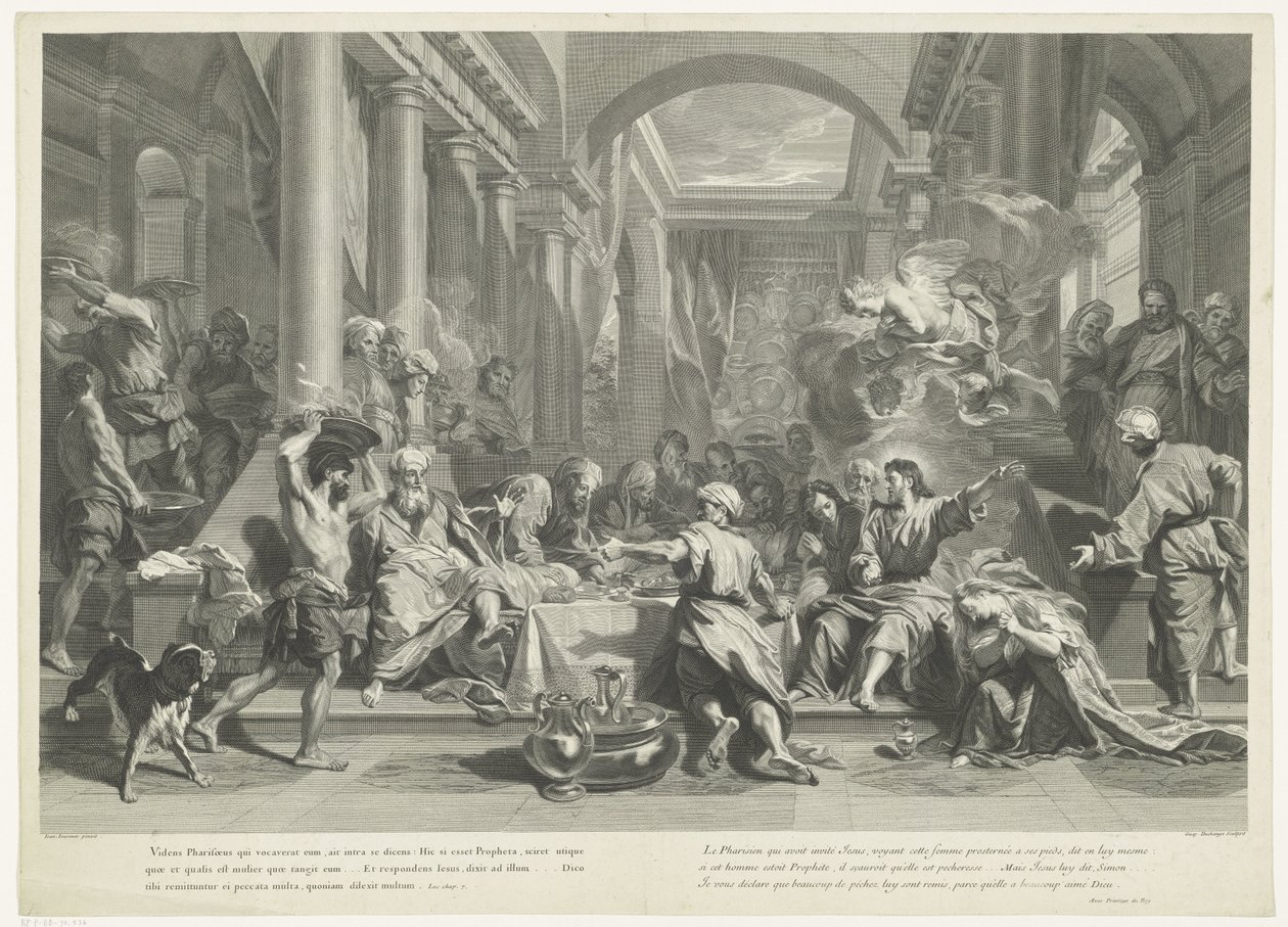 Christ dans la maison de Simon le Pharisien - Gaspard Duchange