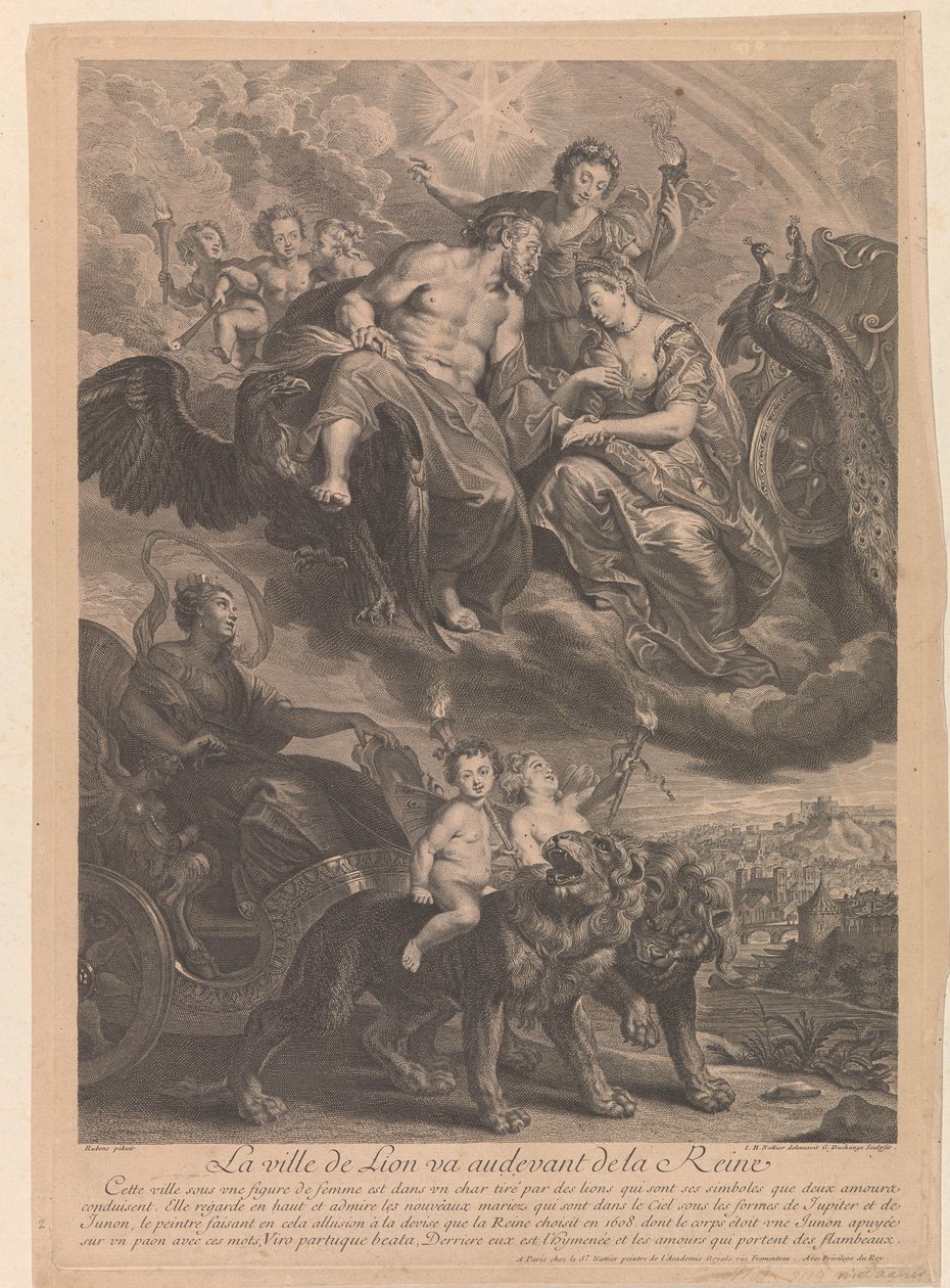 Lyon va à la rencontre de la reine - Gaspard Duchange