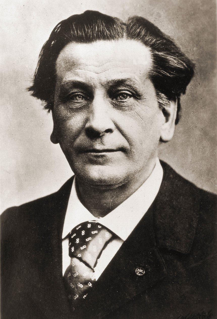 François Coppée (1842-1908), poète et dramaturge français, photographié par Nadar - Gaspard Felix Tournachon Nadar