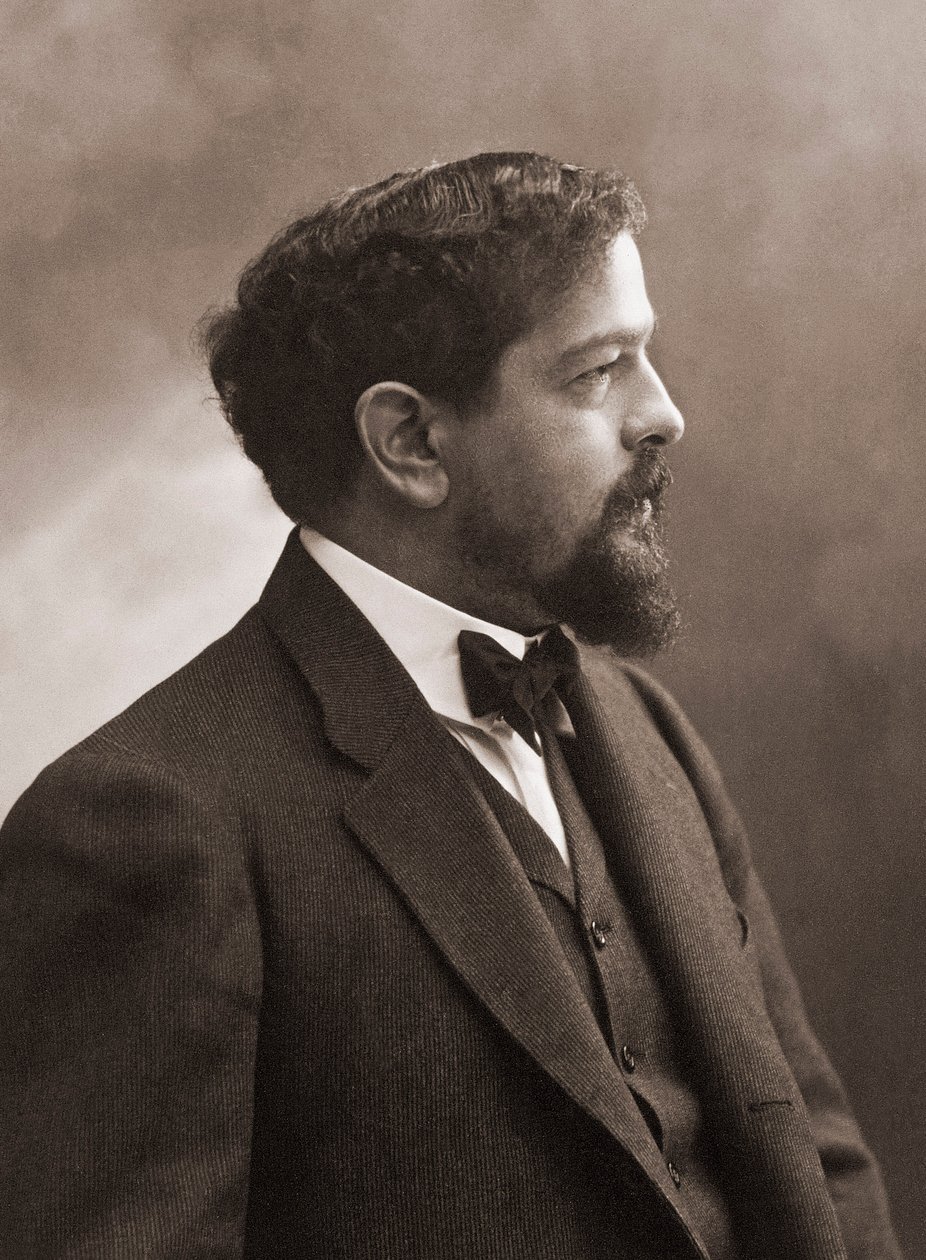 Compositeur français (1862-1918) Claude Debussy - Portrait du compositeur français Claude Debussy (1862-1918) 1908 - photo Nadar - Gaspard Felix Tournachon Nadar