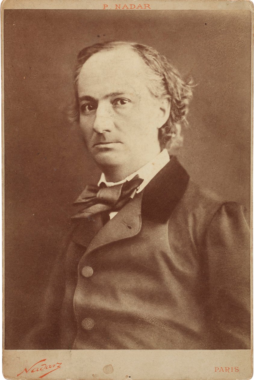Portrait de Charles Baudelaire 1821-1867, vers 1855 - Gaspard Félix Nadar